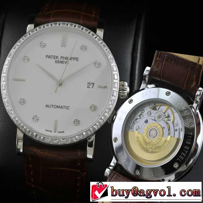 自動巻き スイスムーブメント  男性用腕時計 patek philippe philippe パテックフィリップ  メンズ腕時計